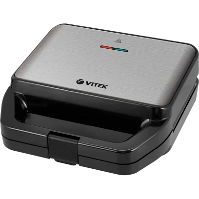 Вафельница Vitek VT-2626 850Вт черный/серебристый