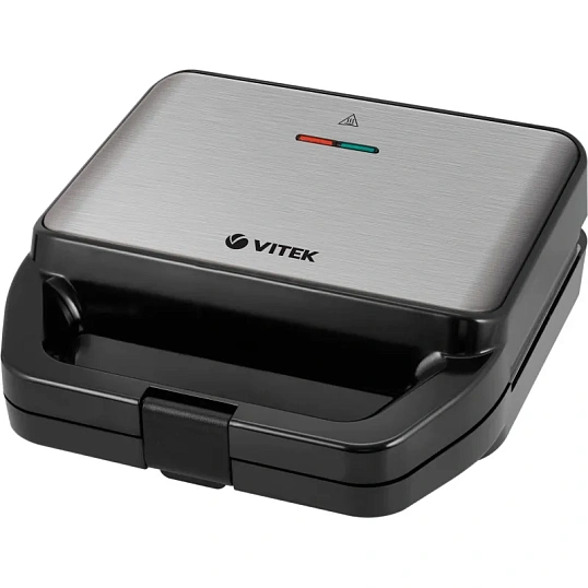Вафельница Vitek VT-2626 850Вт черный/серебристый
