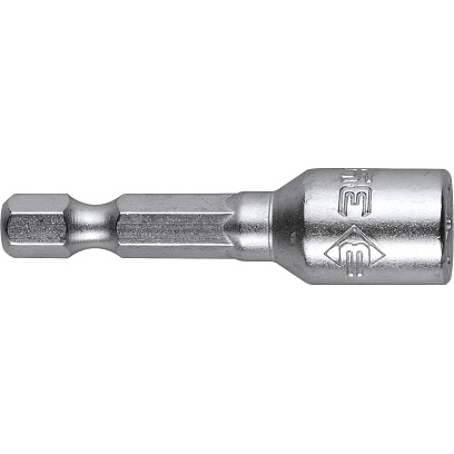 Бита с торцевой головкой ЗУБР магнит. 1/4'',Cr-V, 6х45мм, 2шт.(26392-06-02)