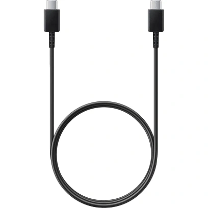 Кабель USB Type-C - USB Type-C 2.0, М/М, 3А, 1 м, Samsung, ч,EP-DA705BBRGRU