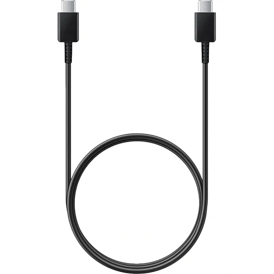 Кабель USB Type-C - USB Type-C 2.0, М/М, 3А, 1 м, Samsung, ч,EP-DA705BBRGRU
