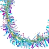 Мишура диаметр 9 см, 2 м, зеленый SDMT-HT-052