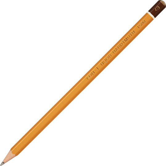 Карандаш чернографитный KOH-I-NOOR 1500/4B Чехия