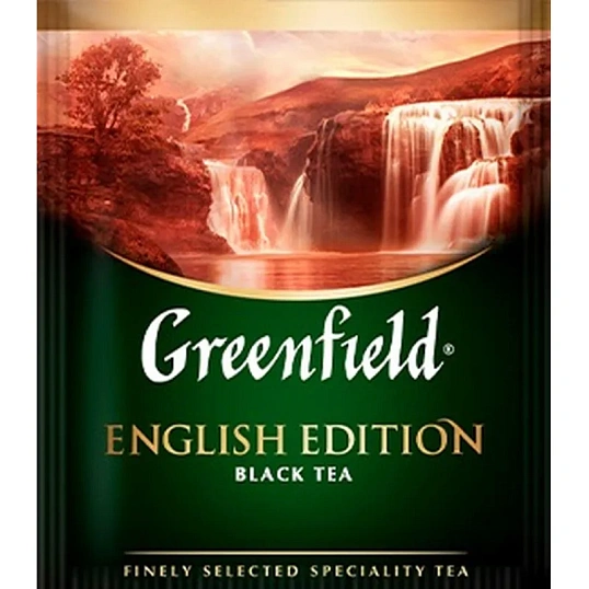 Чай Greenfield English Edition черный фольгир.100пак/уп