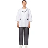 Костюм для медицинского персонала м01-КБР жен. цв.бел/сер (р.48-50) 158-164