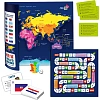 Настольная игра 26х26х7. МЕГАФЛАГОМАНИЯ с голосовым помощником. Премиум