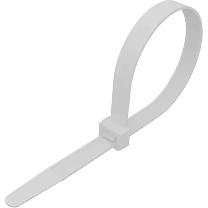 Стяжка REXANT (87-0250) нейлон. морозостойкая 250x3,6мм, белая (100 шт/уп)