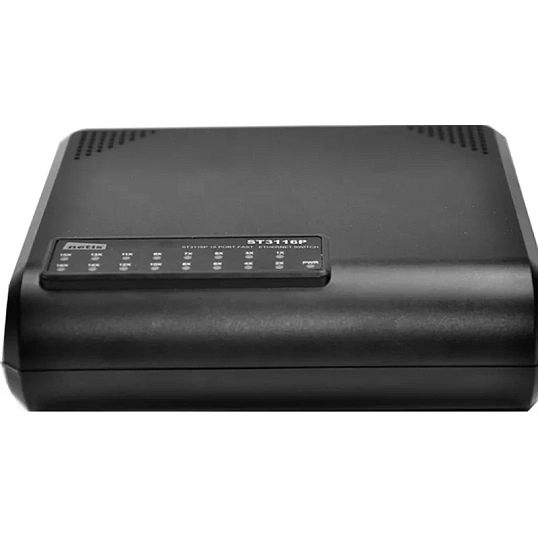 Коммутатор Netis ST3116P неуправляемый, 16-портовый, 100 Мбит/с