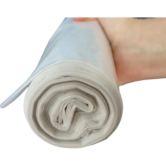 Мешки для мусора ПВД 200л 50мкм 10шт/рул прозрачные 90 x 130 см