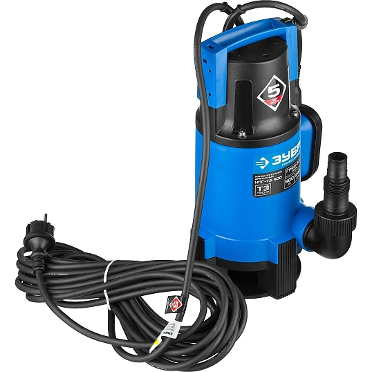 Насос дренажный для грязной воды ЗУБР Профессионал НПГ-Т3-900