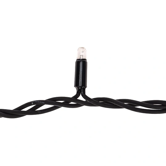 Гирлянда светодиодная Дюраплей LED 20м 200 LED черный каучук Мульти 315-159