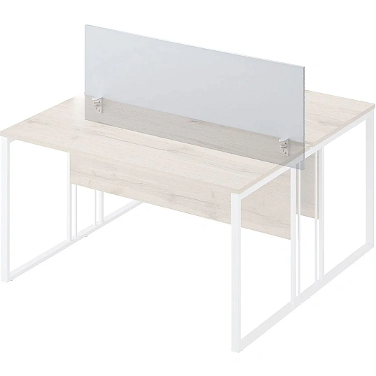 Экран к столам Комус Мебель К-Loft 241P002 1312х16х500 белый