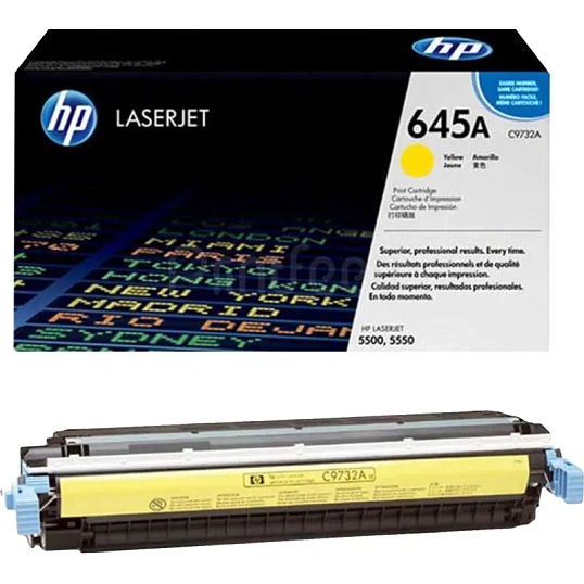 Картридж лазерный HP 645A C9732A жел. для CLJ 5500/5550