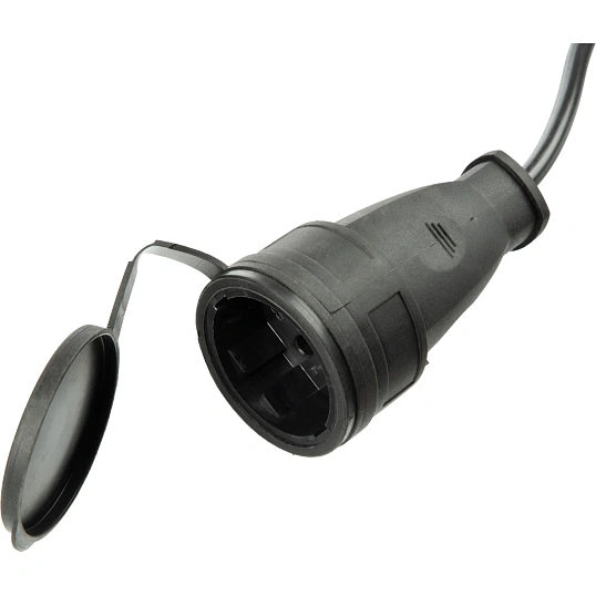 Удлинитель Topfort бублик ПВС 2х1,5 кв.мм 20м 6А 1 гнездо (б/з),с/заг, IP44