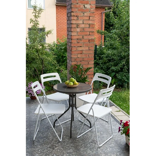 Стул XPP_Комус Мебель раскладной Folding белый