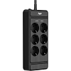 Сетевой фильтр AGNI 6р/5м,черный(TP-FS6E-5m-black)
