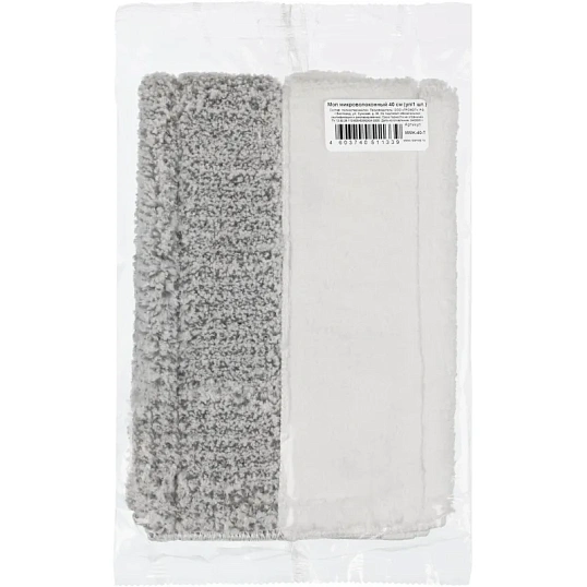 Насадка МОП микрофибра комбинир (крепление Т-образный язык) 40см_MMK-40-T