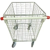 Тележка - корзина покупательская SM_CD3 СБРЦЗП красный пластик 300 л