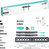 Кронштейн ONKRON для ТВ 43-85 фиксированный, чёрный FM6
