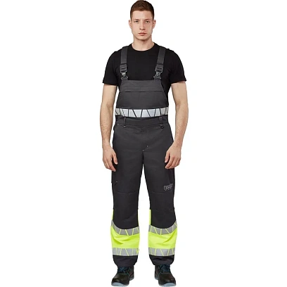 Полукомбинезон летний мужской Равелин лим./графит (р.60-62) 194-200