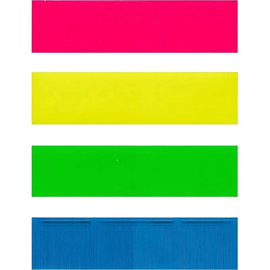 Клейкие закладки пласт. 4цв.по 25л. 12ммх45 Attache