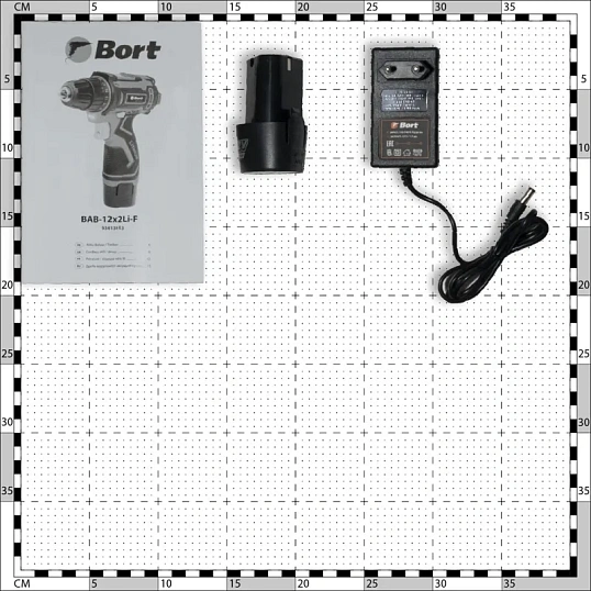 Дрель-шуруповерт аккумуляторная BORT BAB-12x2Li-F