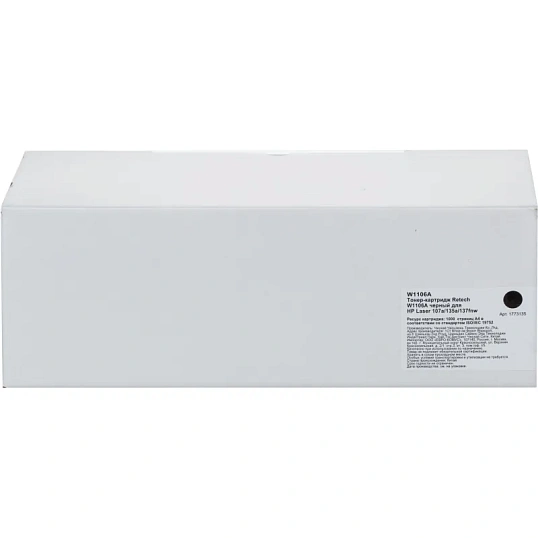 Тонер-картридж Retech W1106A чер. для HP Laser 107a/135a/137fnw