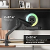 Кронштейн Uniteki FMGT201BRD для монитора, газлифт, 22-57, 2-15 кг