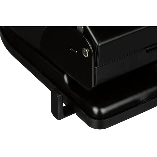 Дырокол Attache до 60листов, с линейкой, цвет черный