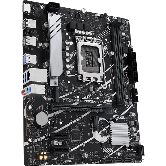 Материнская плата ASUS PRIME B760M-R D4 LGA1700 mATX 2xDDR4