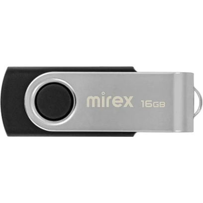 Флеш-память Mirex USB SWIVEL BLACK 16Gb (13600-FMURUS16 )
