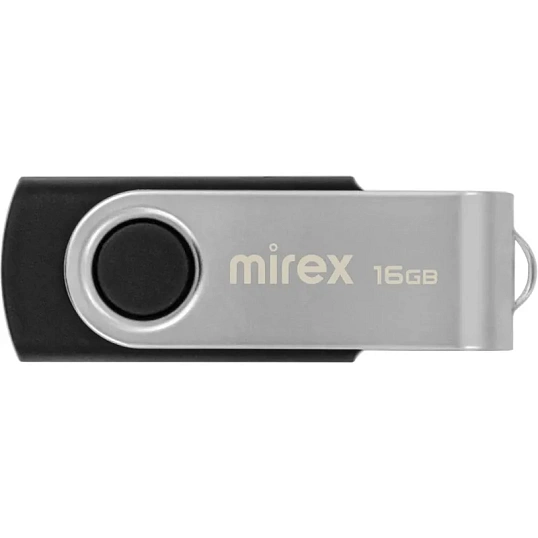 Флеш-память Mirex USB SWIVEL BLACK 16Gb (13600-FMURUS16 )