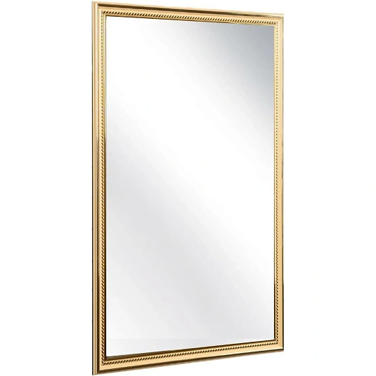 Зеркало МГЛ_настенное Комус Мебель 120К (400x600) багет ПВХ бежев.косичка