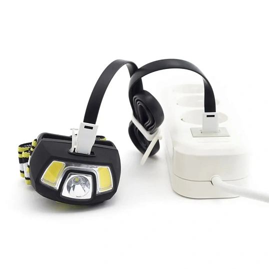 Фонарь налобный ЯРКИЙ ЛУЧ LH-160A Stalker CREE XP-G2 +2COB диммер акк