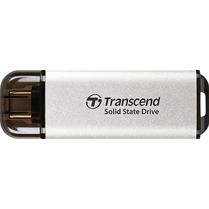 Портативный SSD Transcend ESD300 (TS512GESD300S) 512GB/USB 3.2/серебр