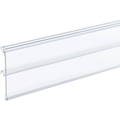 Ценникодержатель полочный HSAC 39х1238мм, прозрач.,10шт/уп (Лукойл)