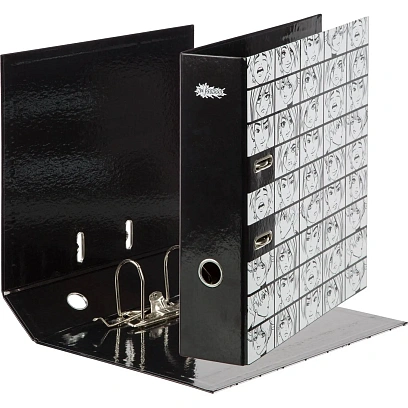 Папка-регистратор 80мм №1 School А4, Аниме Комикс, ламин бумага / лам бум