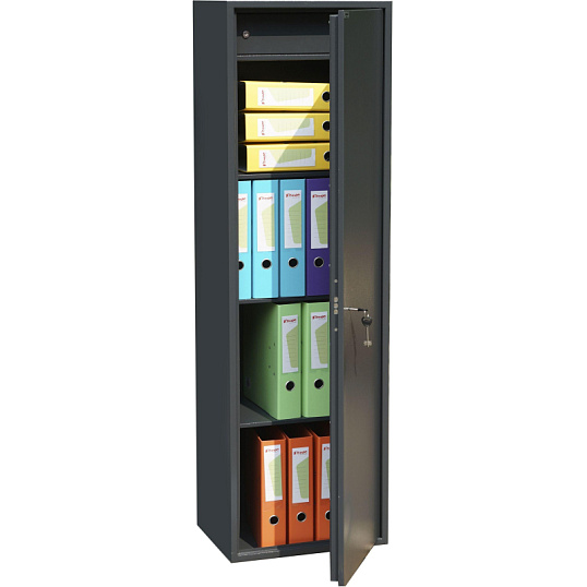 Шкаф для бумаг металлический Комус Мебель Cobalt TSL-150M, 340х460х1500 мм