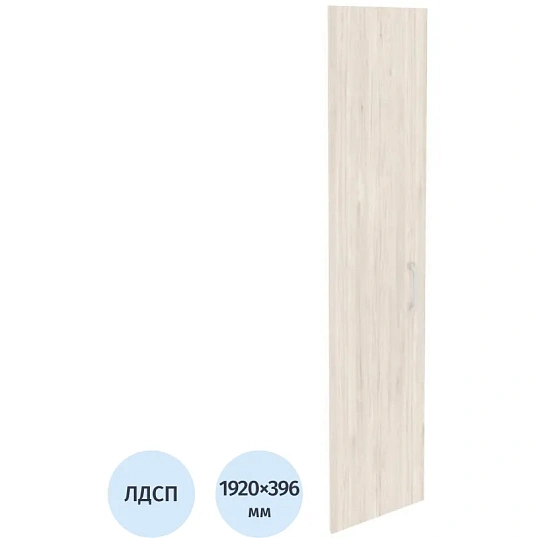 Дверь ONIX ЛДСП высокая левая (1шт) O.D-1(L) денвер светлый В1920
