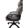Кресло VT_Chairman Home 505 Россия ткань Т-55 серый (черный пластик)