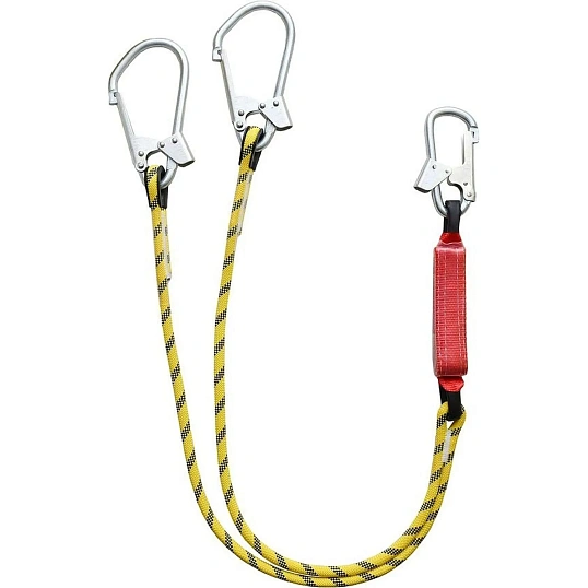 Строп канат с амортизатором двойной тип аВ 2 м полиамид