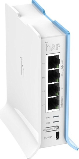 Маршрутизатор Wi-fi MikroTik RouterBOARD hAP lite,N300,USB,PoE,RB941-2nD-TC