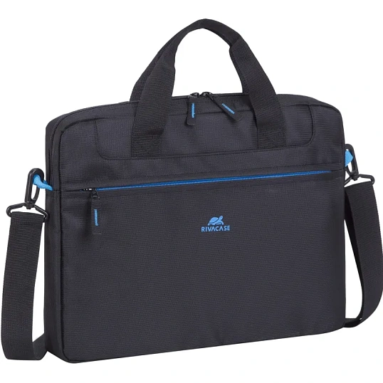 Сумка для ноутбука 14.0, RivaCase Regent, черная, 8027 Black