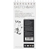 Скетчбук SKETCH&ART 105х220мм 100л ЛЕГКИЙ КРАФТ 70г на гребне 1-100-561/03