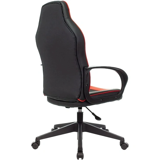 Кресло VB_Echair Easy Game-905 TPU кожзам черный/красный пластик