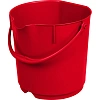Ведро FBK 15л красное, армир. пластик противоударный, круглое, 80101-3