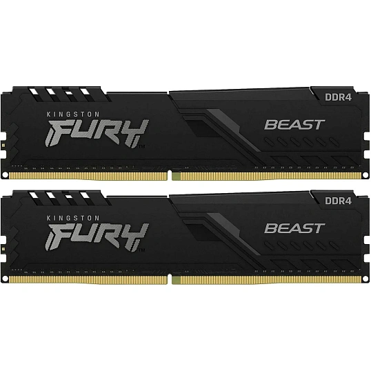 Модуль памяти Kingston FURY DDR4 DIMM 16Гб(2х8Гб) 3200MHz(KF432C16BBK2/16)T