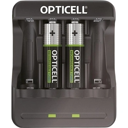 Зарядное устройство Opticell Eco Charg.6100001 +аккум.AA 2600mAh 2шт набор