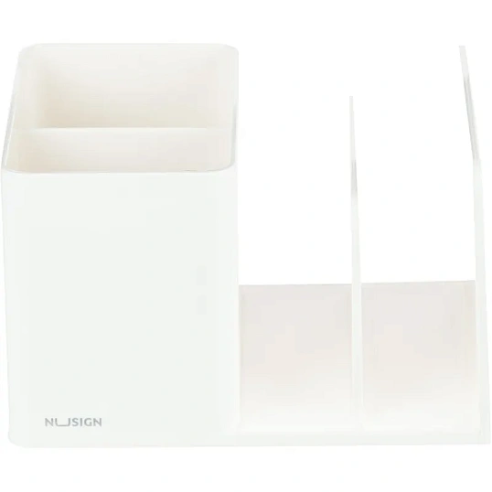Подставка-органайзер д/канц.мел Deli NuSign ENS950white 120х155х96 4отд бел