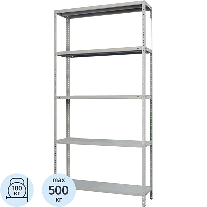Стеллаж металлический MS Standart 200/100x60/5 полок